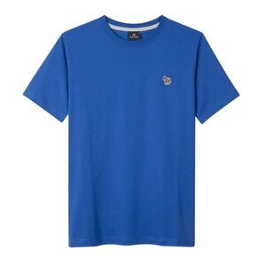 Paul Smith Mens Embroidered Motif Cotton T-Shirt / Dark Blue